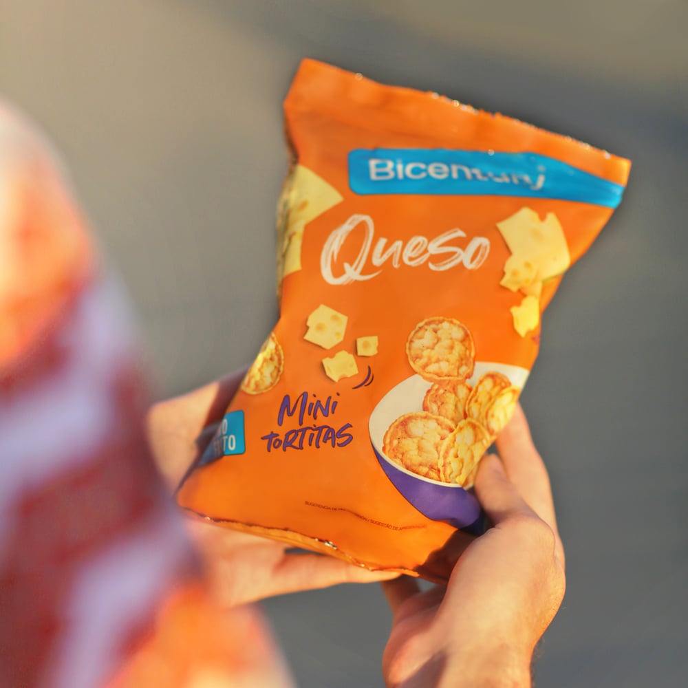 Bicentury mini tortitas queso